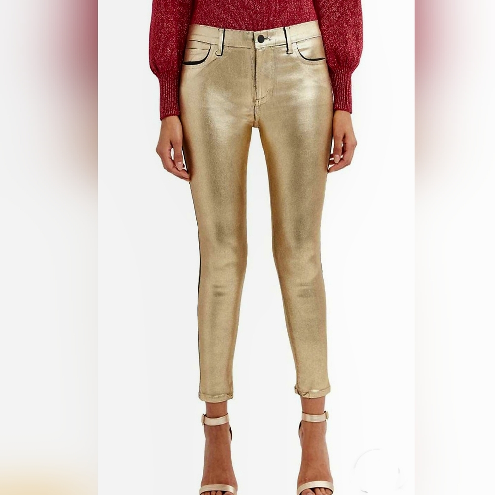 Glorious Gold Mid-Rise Stretch Skinny Jean